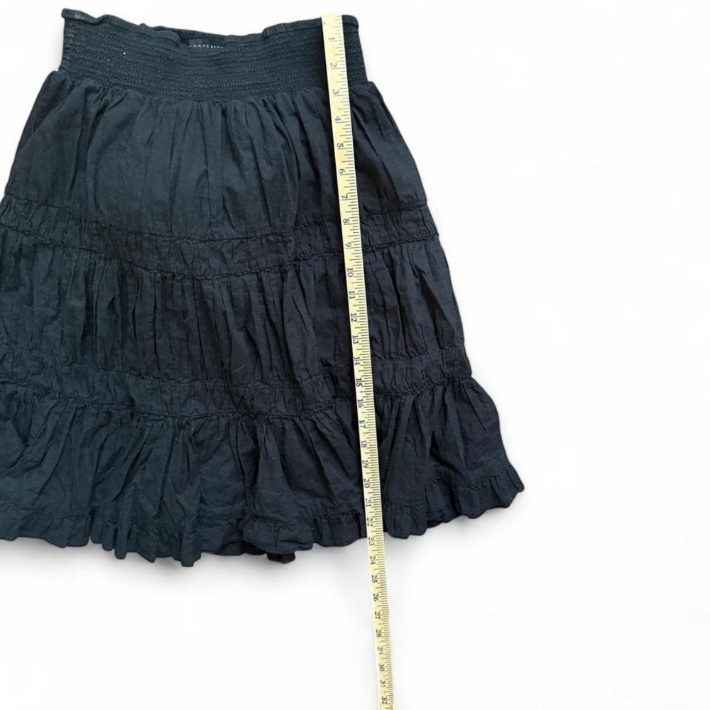 Grace Elements - Skirt - Women - M - Black - Tiered Boho Cotton - Picture 5 of 5
